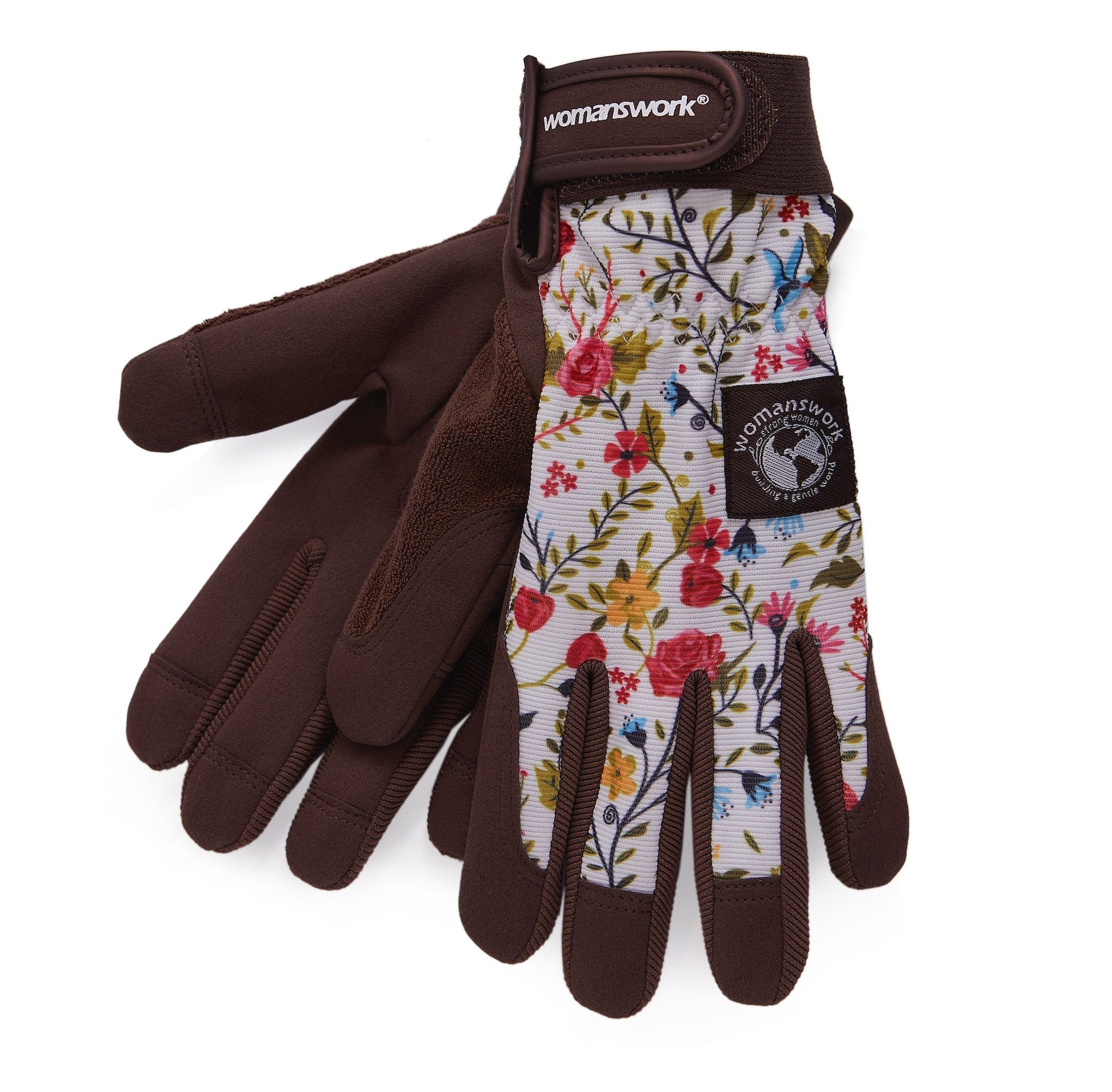 funky gardening gloves Womanswork Digger Garden Gloves, Medium / Teal Blue