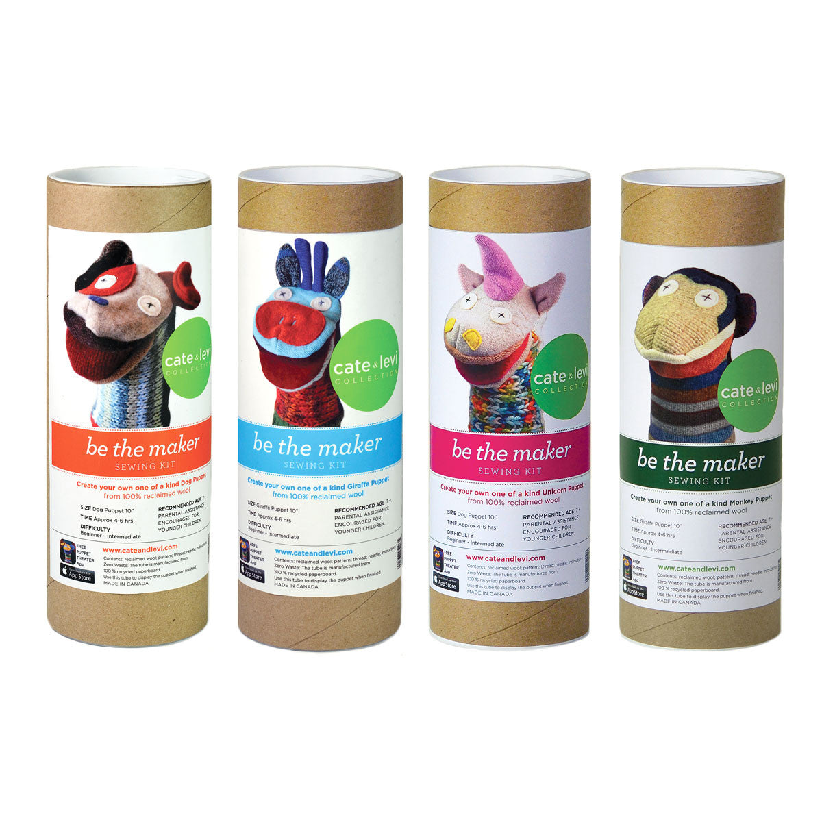 Recycled Wool Puppet Kit