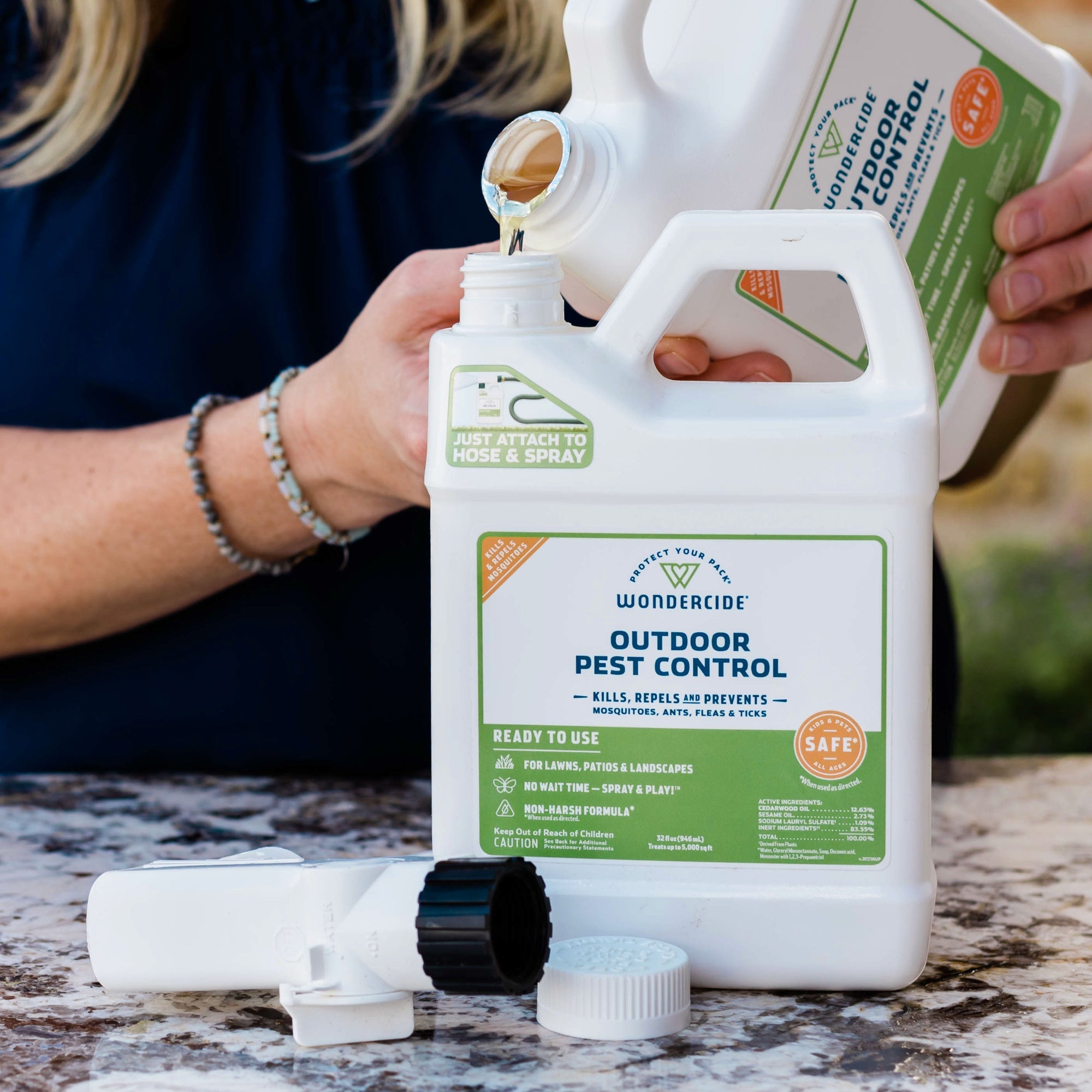 Outdoor Mosquito Spray Starter Kit - Sprayer & Concentrate