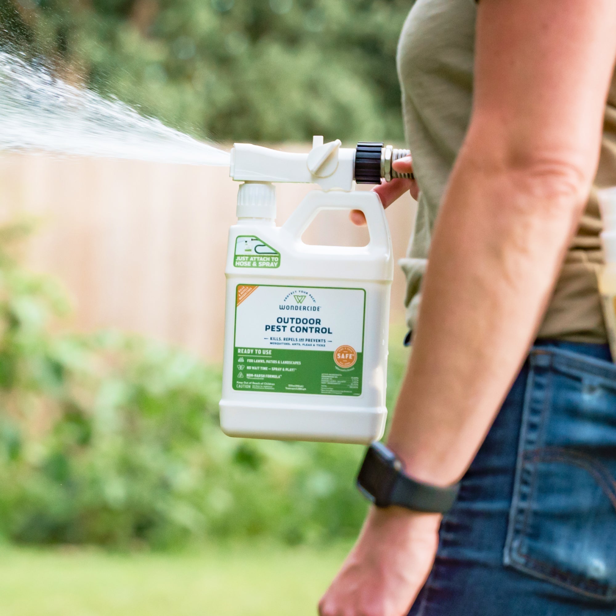 Outdoor Mosquito Spray Starter Kit - Sprayer & Concentrate