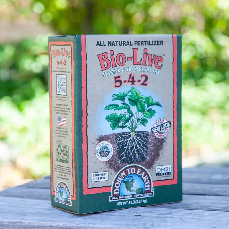 Organic Bio-Live Granulated Fertilizer 5-4-2 - 5 lbs