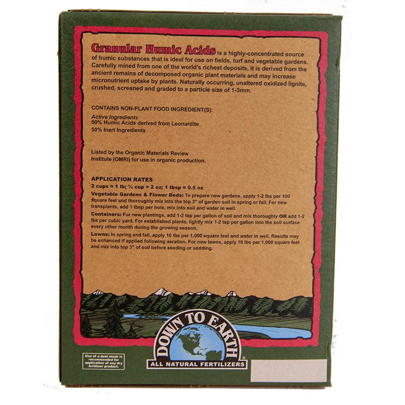 Organic Granulated Humic Acids Soil Conditioner - 5 lbs