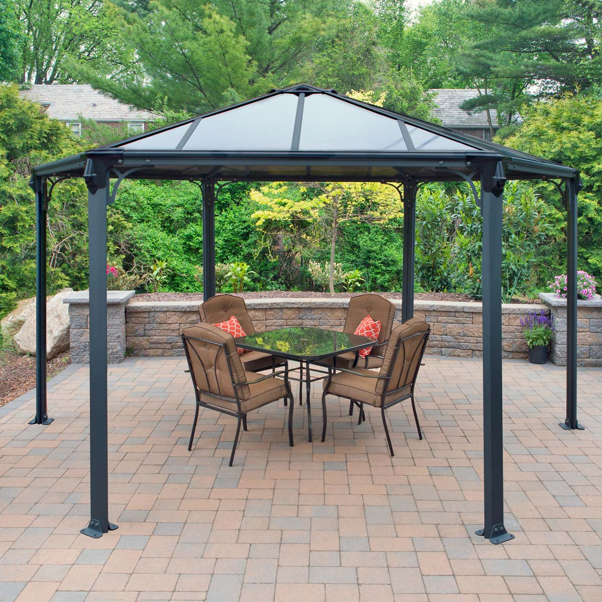 Monaco Aluminum Hexagonal Gazebo Kit