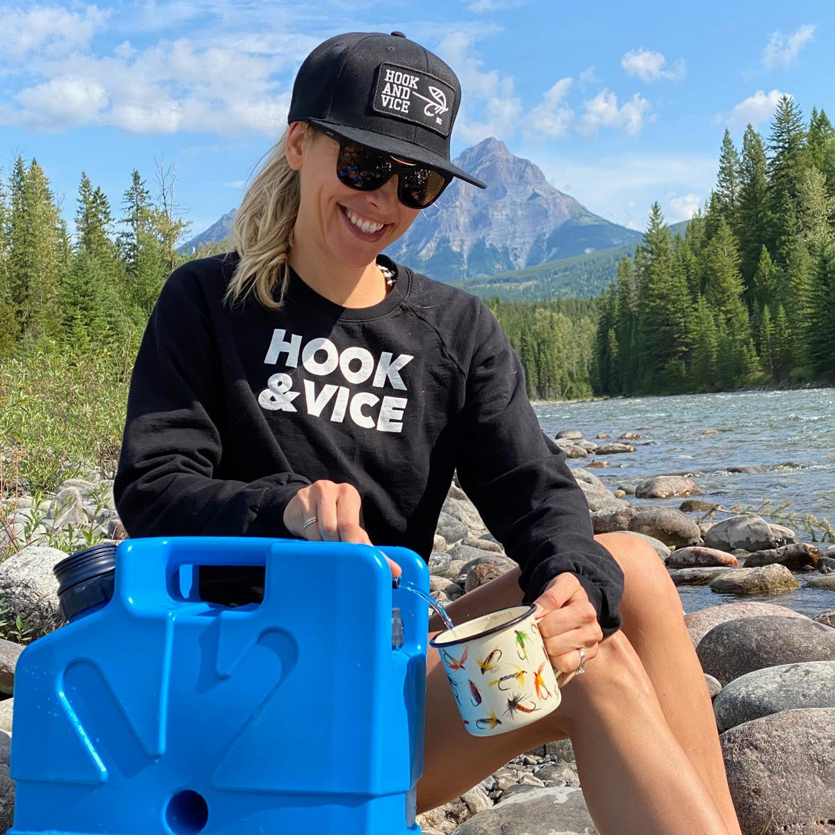 A Black tap is shown here. The Blue tap will be the Blue color.