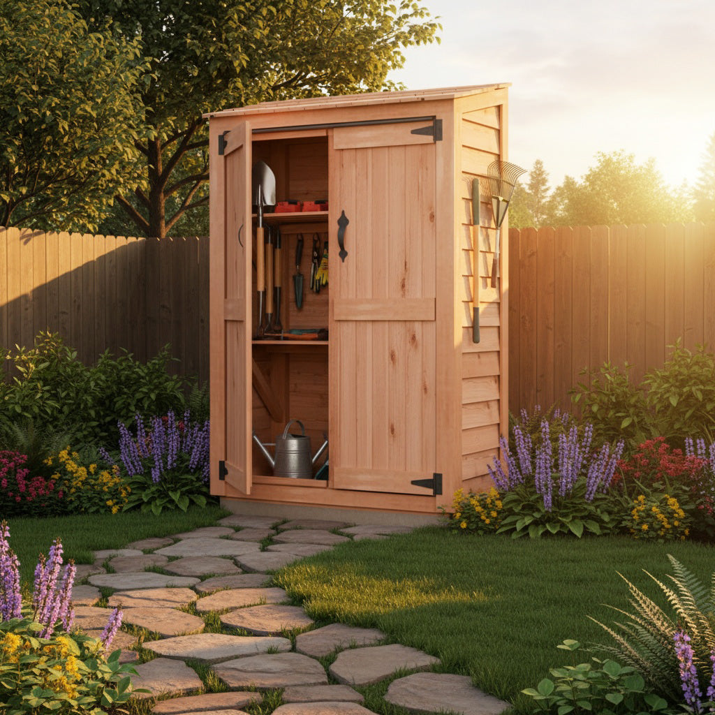 4' x 2' Garden Chalet Shed