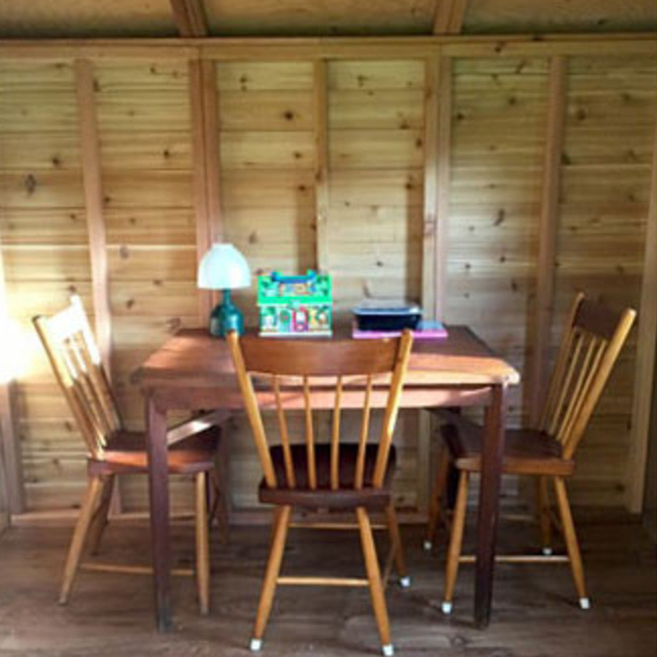 7' x 9' Cedar Cabin Playhouse & Sandbox