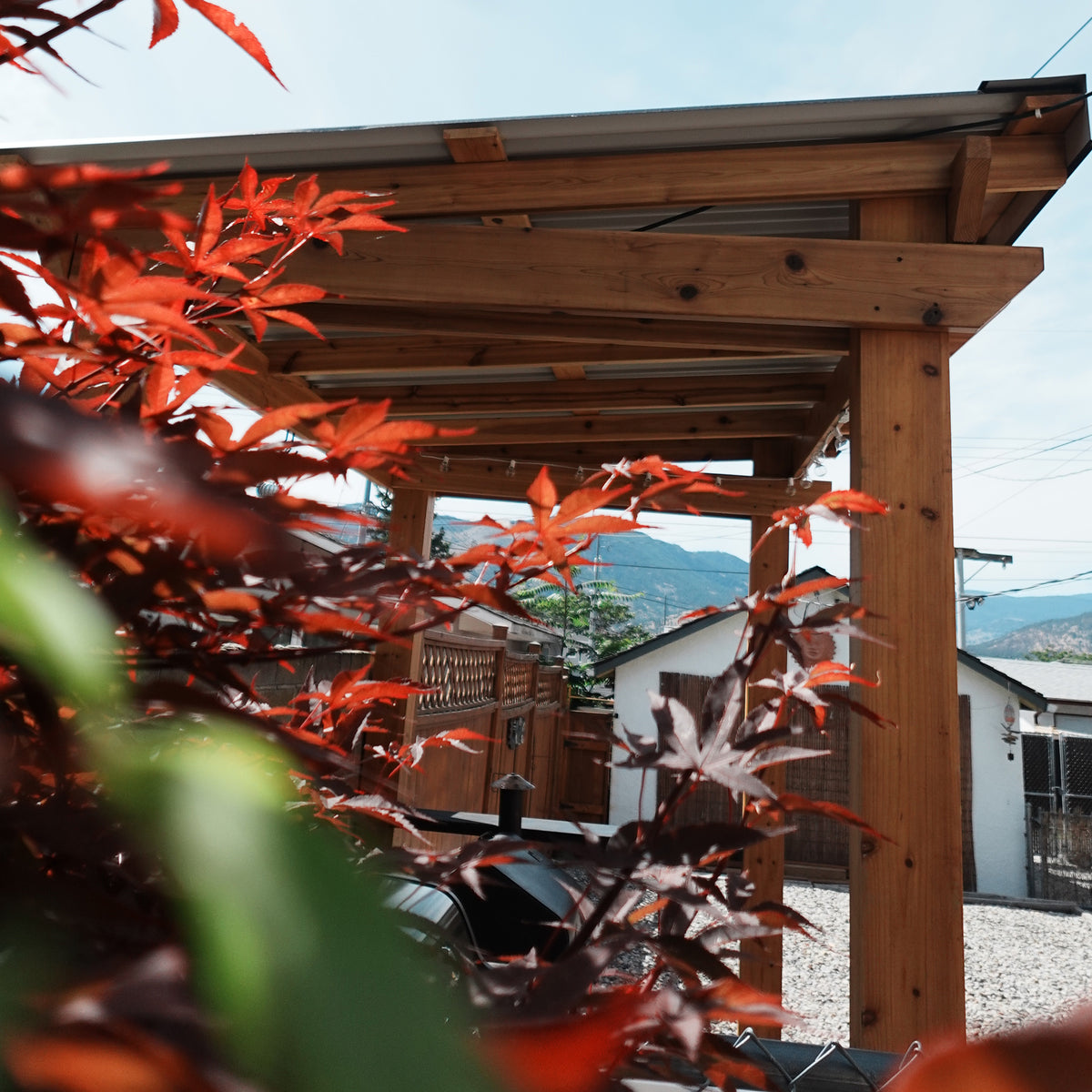 8' X 5' Western Red Cedar - Grill Gazebo