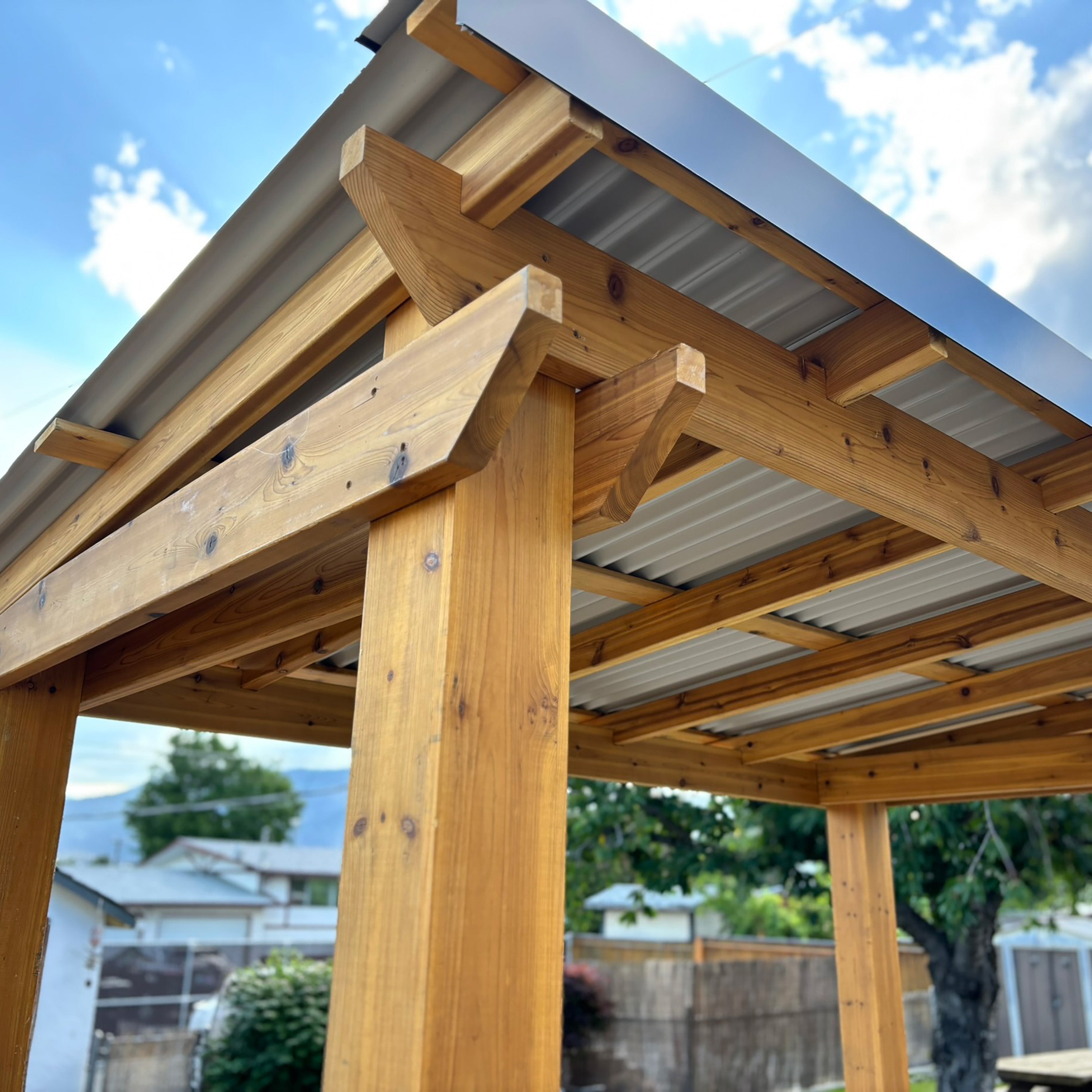 8' X 5' Western Red Cedar - Grill Gazebo