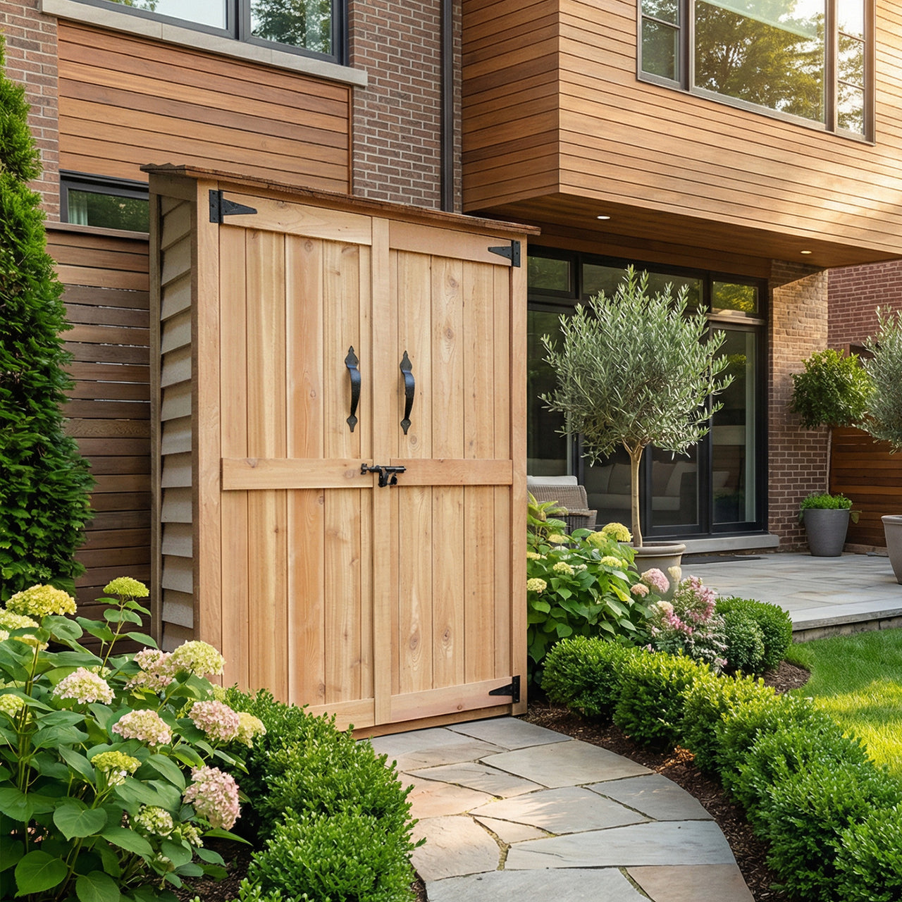 4' x 2' Garden Chalet Shed