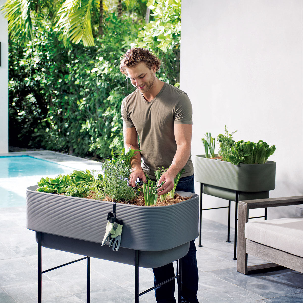 Nest Self-Watering Elevated Garden Planter