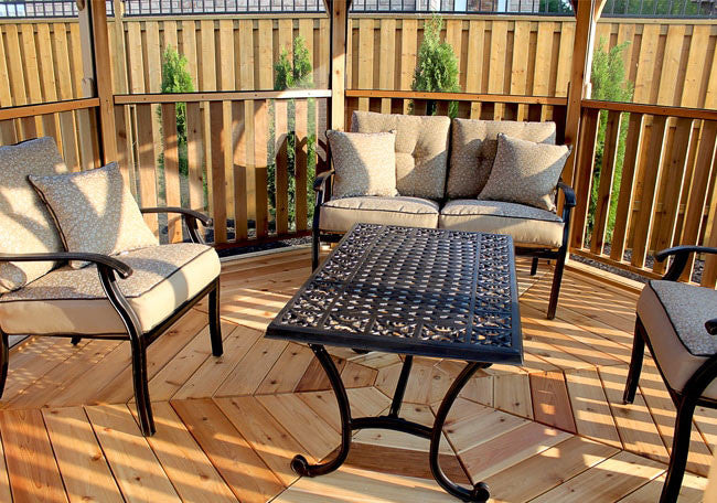 12' Cedar Panelized Octagon Gazebo