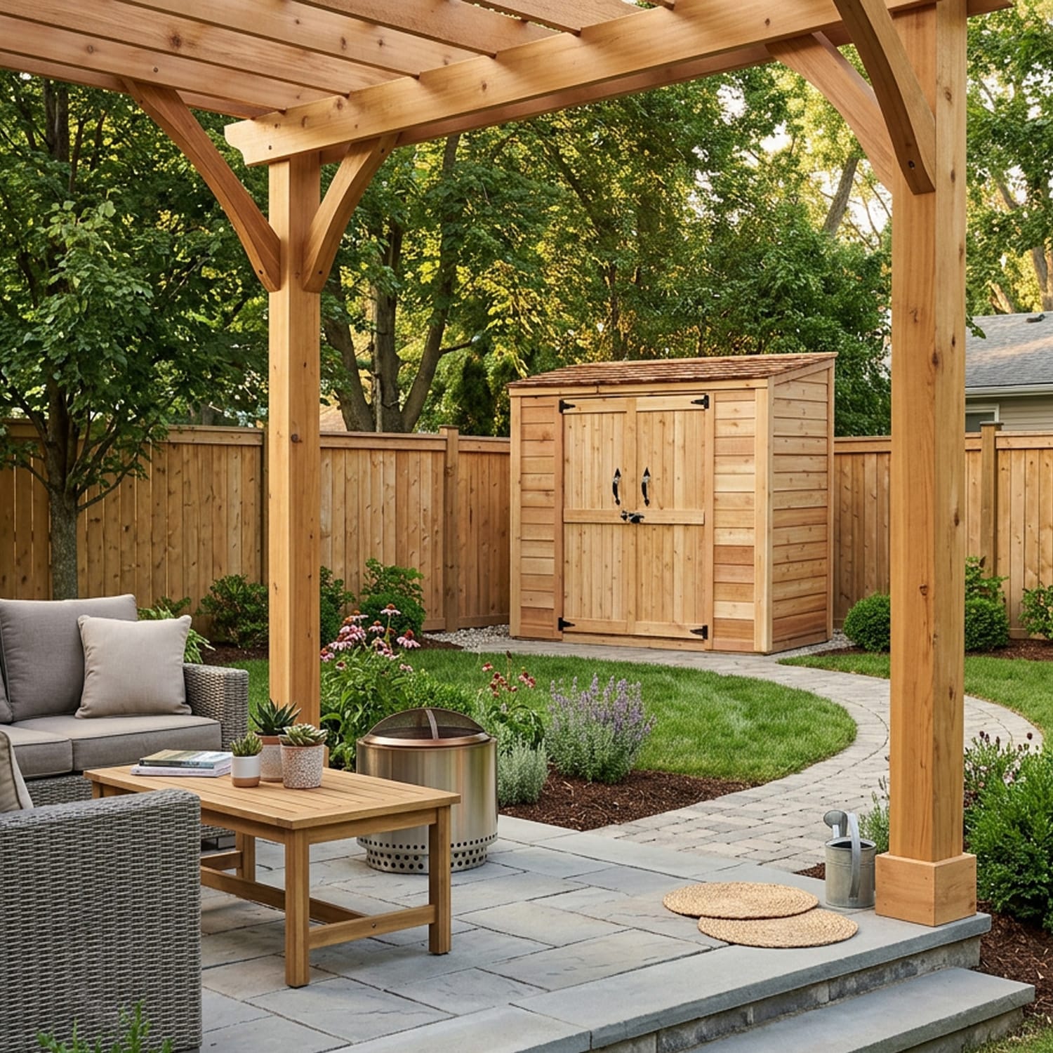 6' x 3' Patio Garden Shed