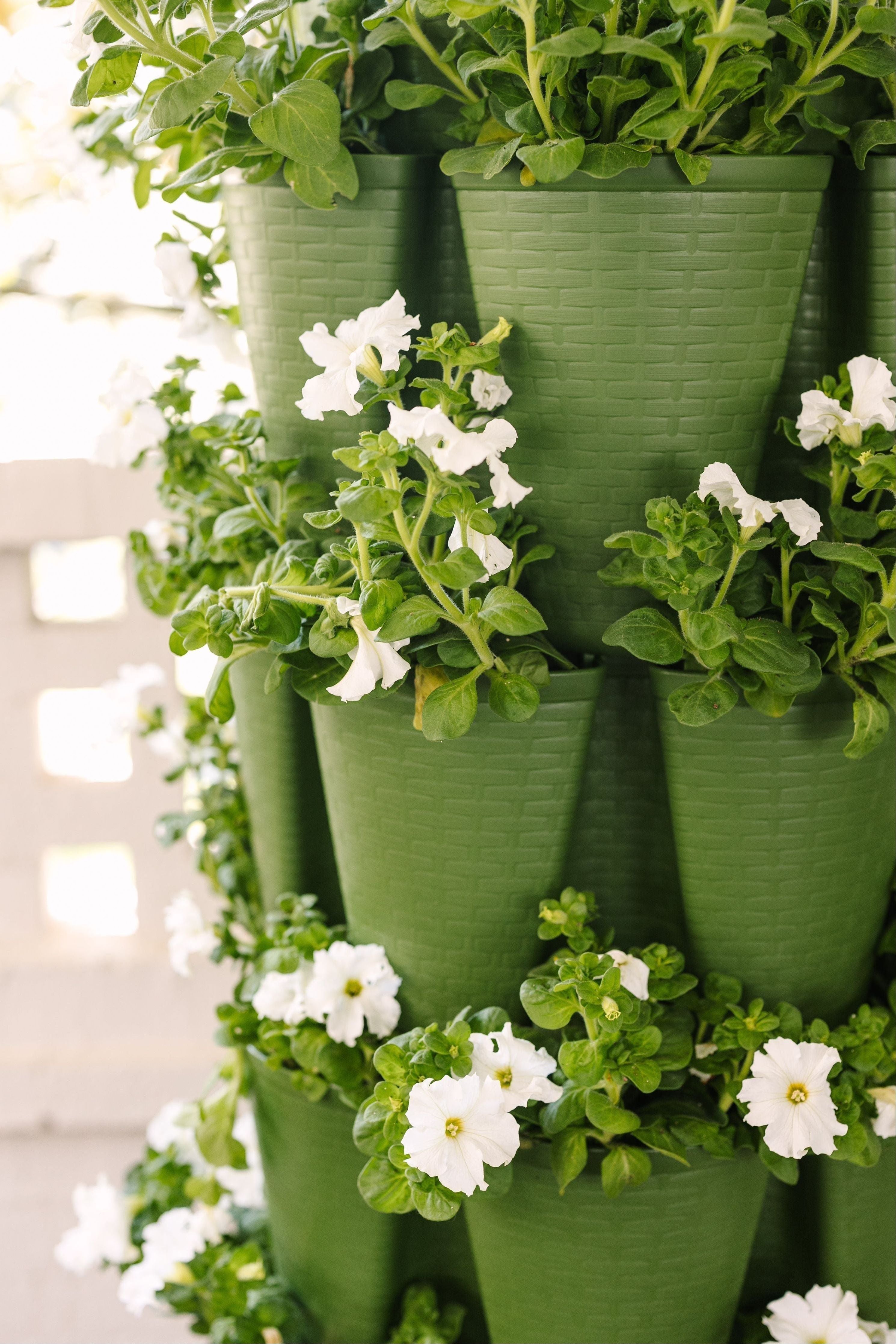 5 Tier "Original" GreenStalk Vertical Planter - Basket Weave Texture