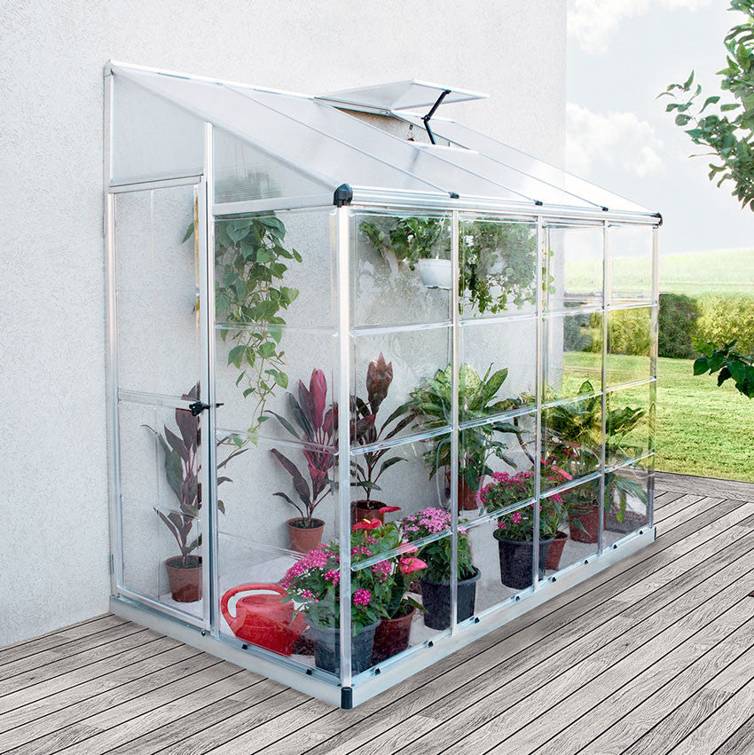 Hybrid Lean-To 4' x 8' Greenhouse