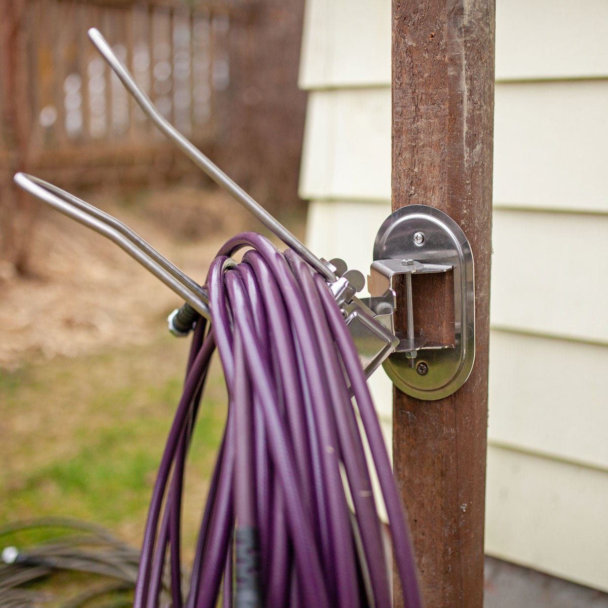 Pictured with 100' of slim, 7/16" hose