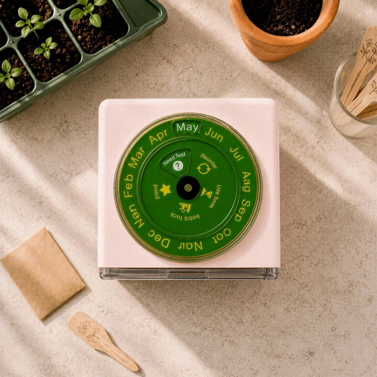 Harvest Hutch Wooden Seed Library - 24 Seed Storage Cubes