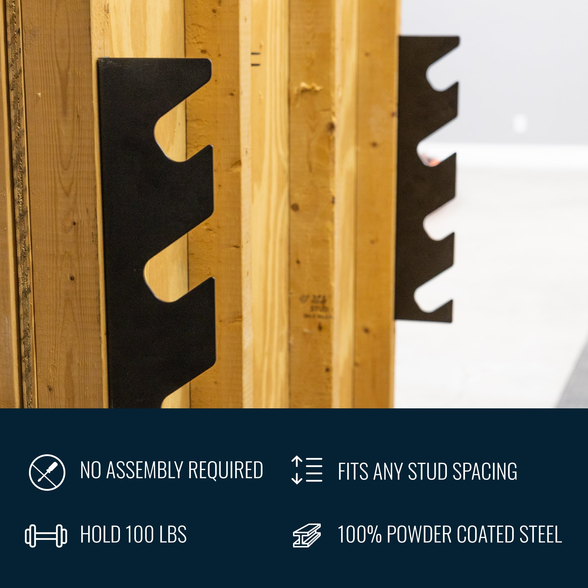 Horizontal 4-Level Bedford Shed Tool Organizer