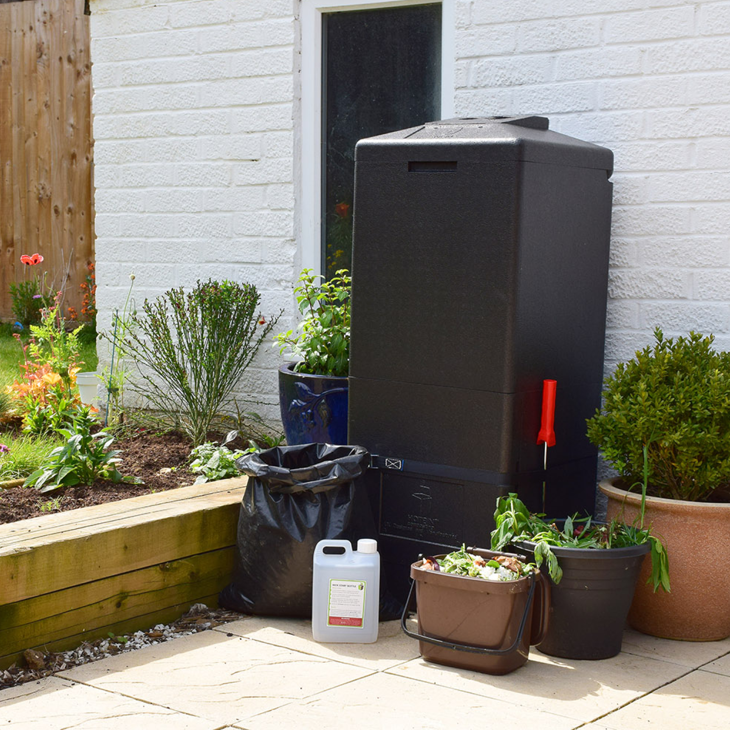 HOTBIN Mini 100 Composter - 3.5 Cubic Feet (26 Gallon) Compost Bin