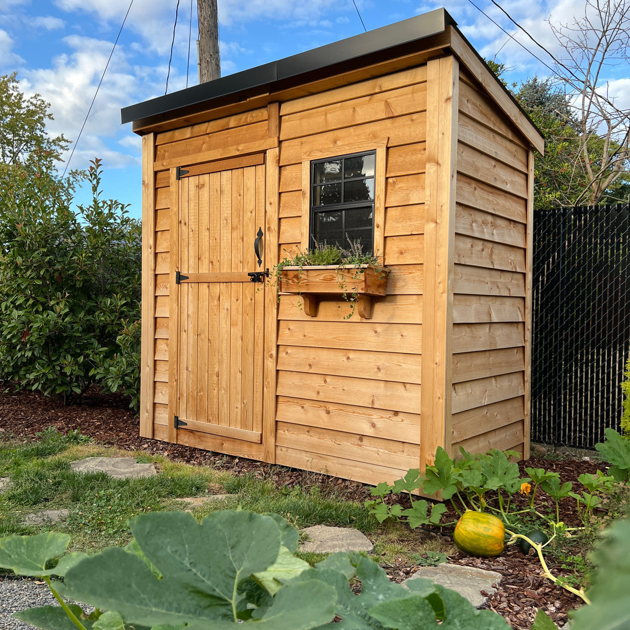 8' x 4' GardenSaver Storage Shed - Single Door