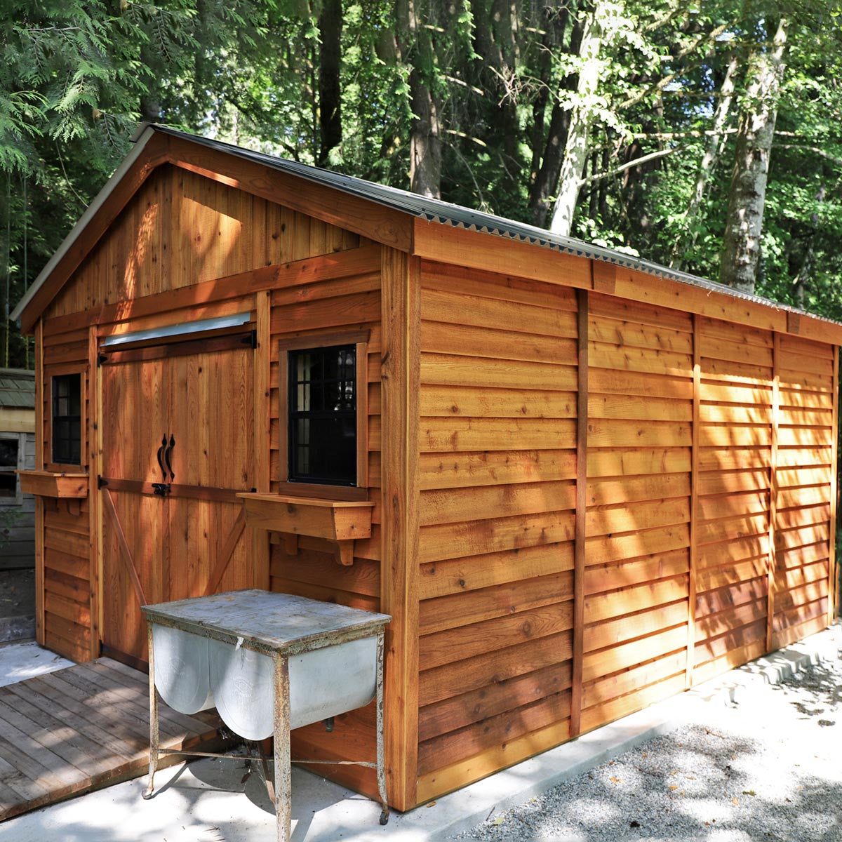 12' x 12' Space Master Cedar Storage Shed