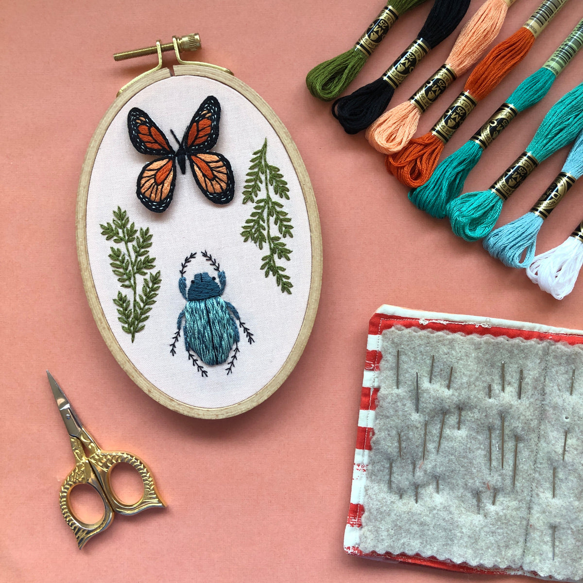 3D Insect Bug Collector- Advanced Embroidery Kit