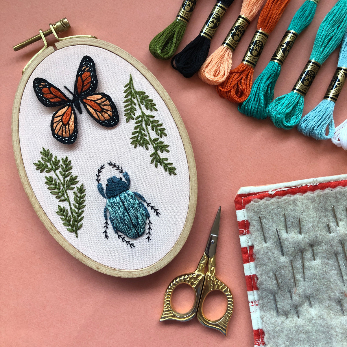 3D Insect Bug Collector- Advanced Embroidery Kit