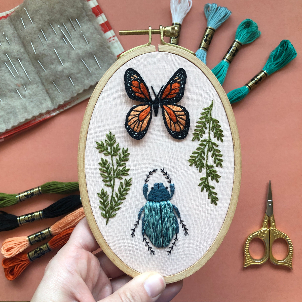 3D Insect Bug Collector- Advanced Embroidery Kit