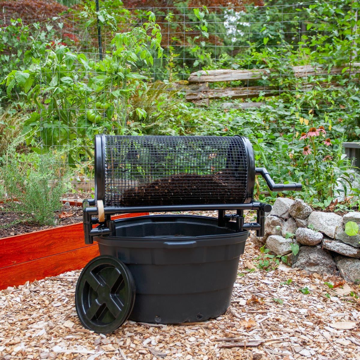 Deluxe Heavy Duty Rolling Garden Sifter