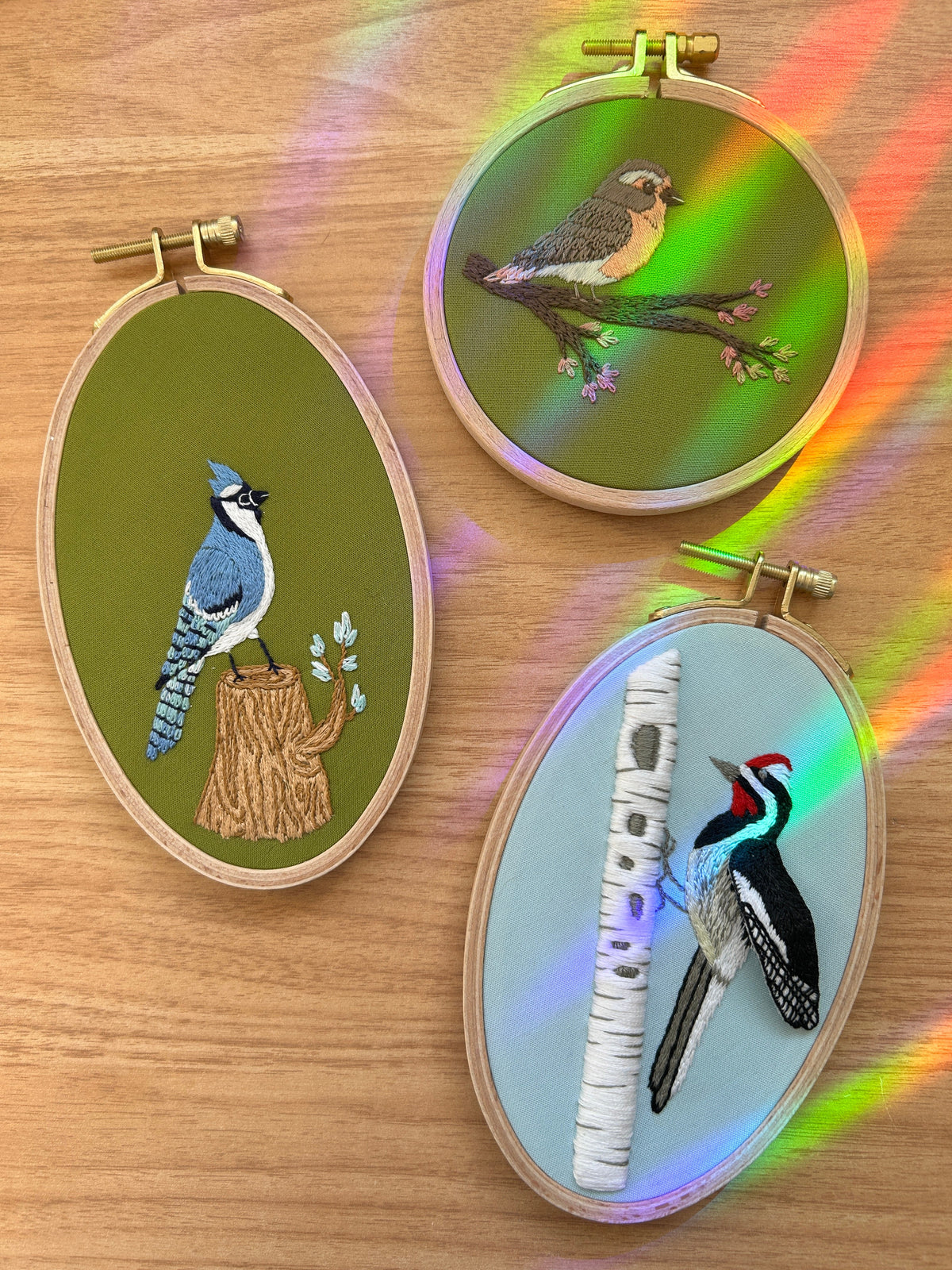 3D Busy Woodpecker - Advanced Embroidery Kit