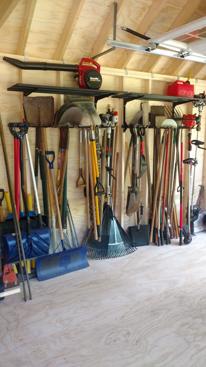 Wall-Mounted G-Tool Wire Shelf & Storage System – 4' Tool Organizer