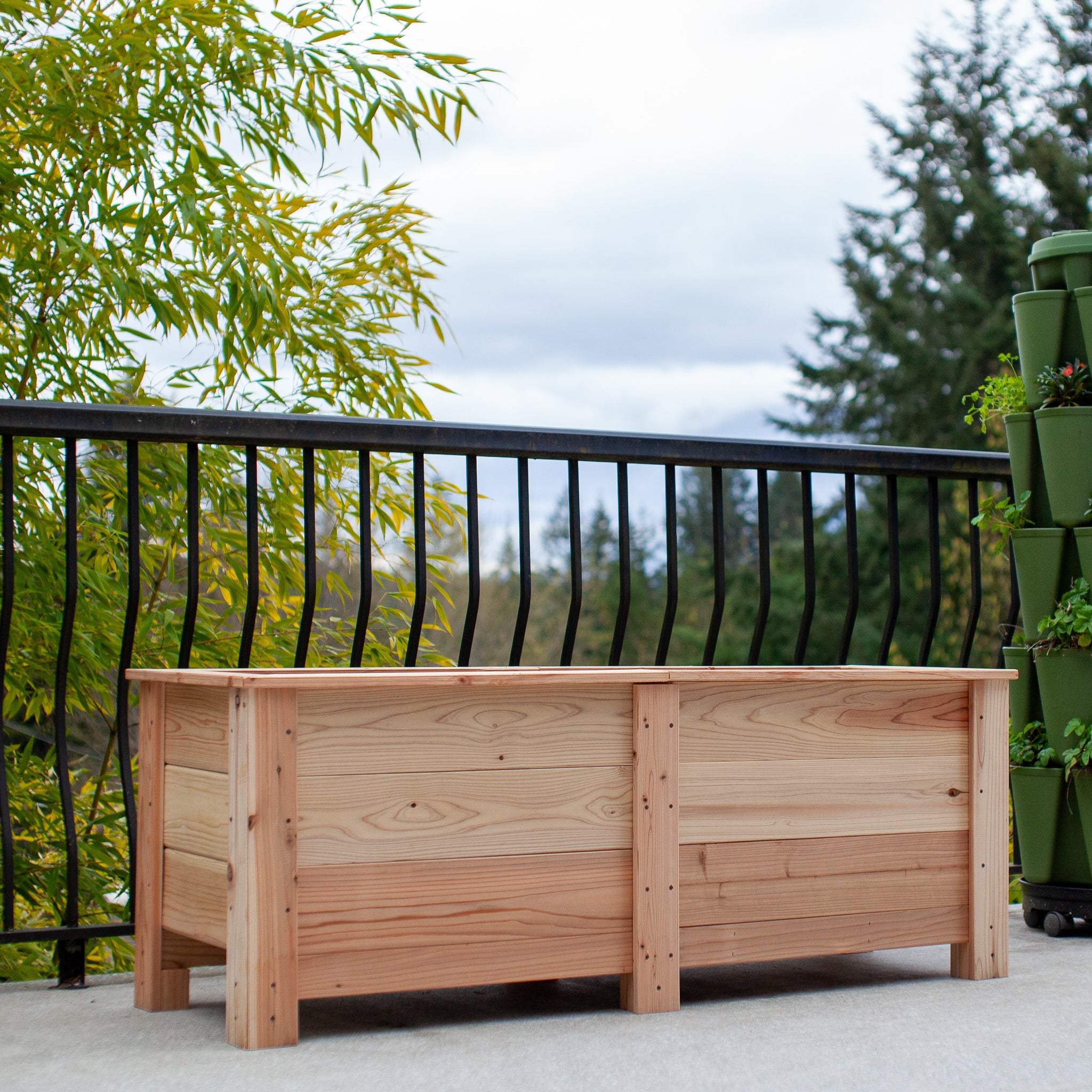 Natural Cedar Planter Boxes