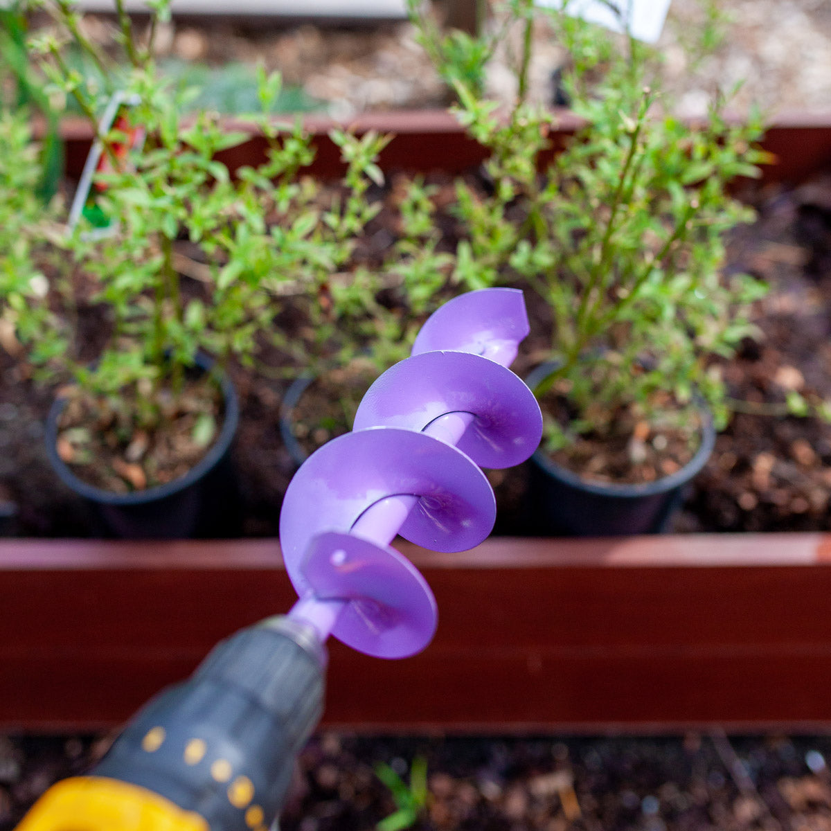 DIY Planting & Mixing Garden Auger - 3" x 12"