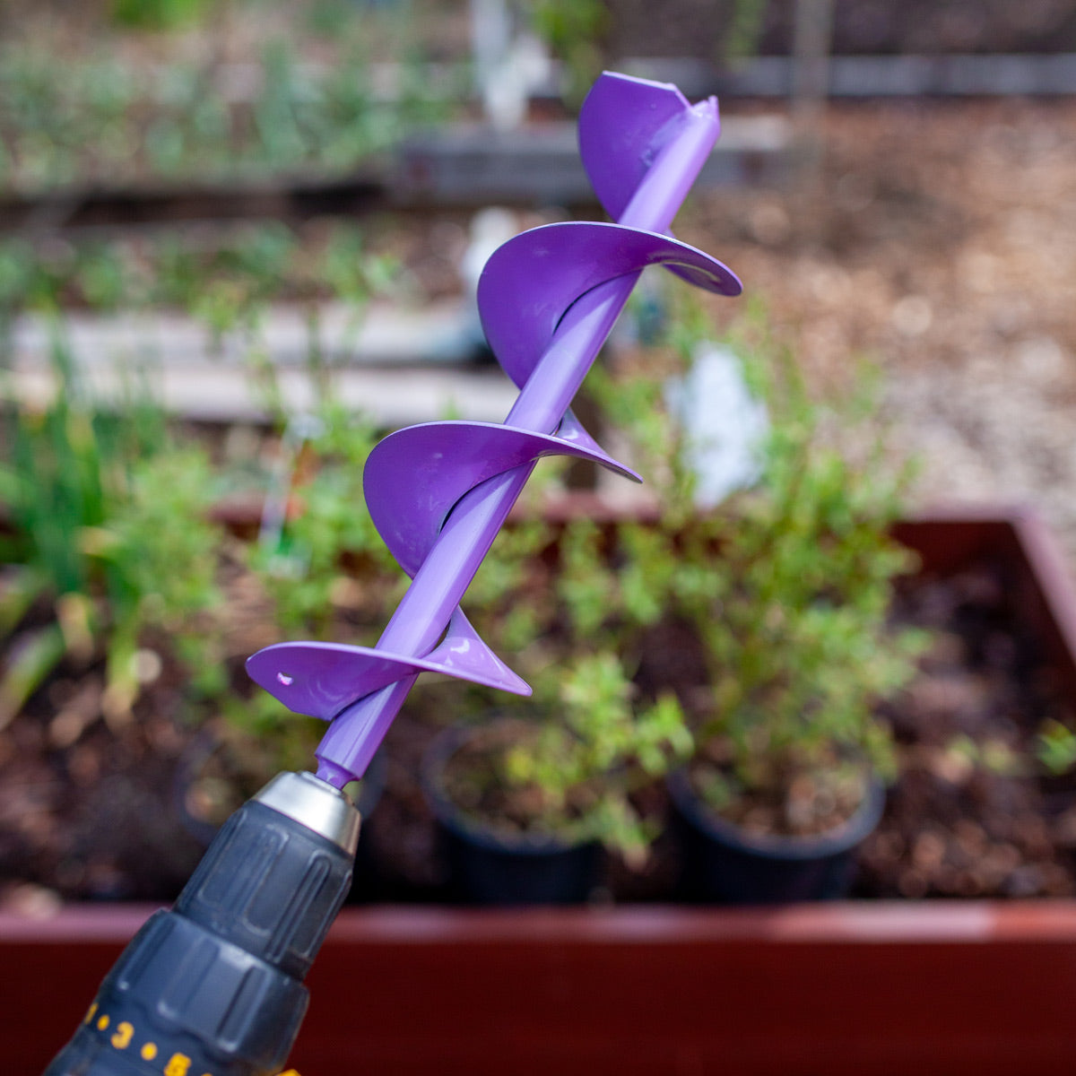 DIY Planting & Mixing Garden Auger - 3" x 12"