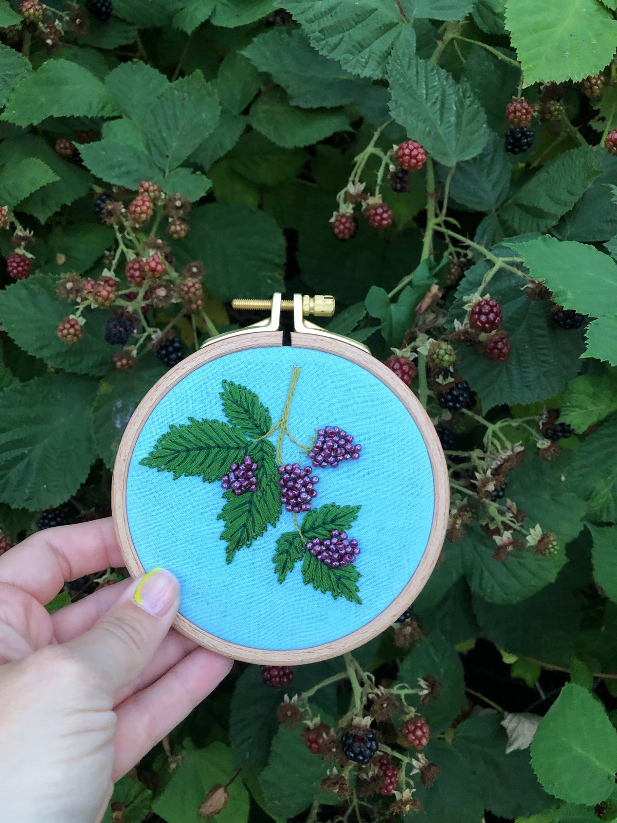 Beaded Berries - Intermediate Embroidery Kit