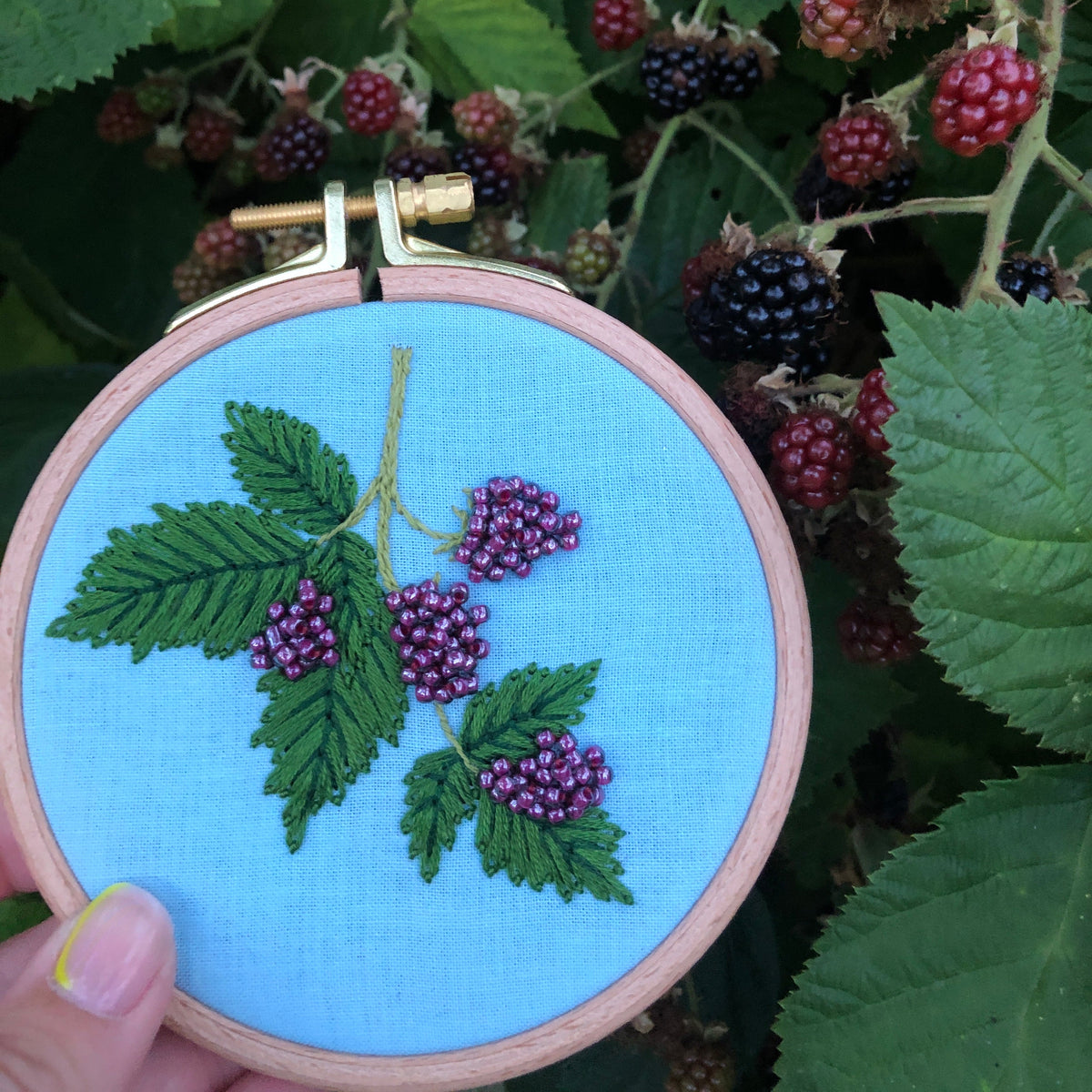 Beaded Berries - Intermediate Embroidery Kit