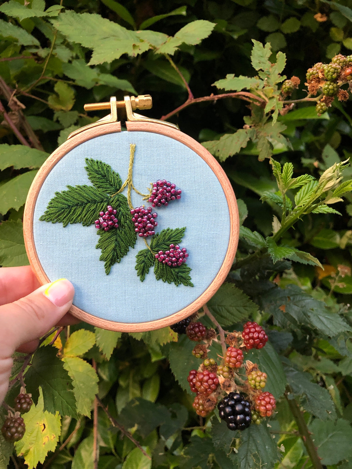 Beaded Berries - Intermediate Embroidery Kit