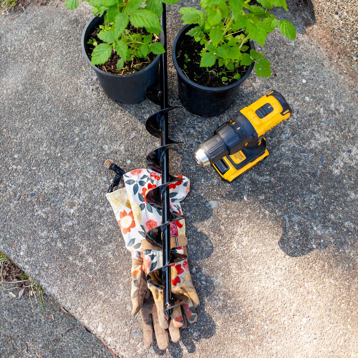 Extended Length Bulb Planting Auger -3" x Standing Lengths