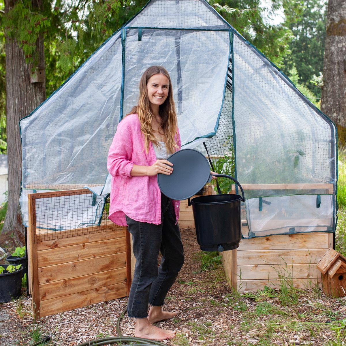 The Essential Kitchen Bokashi Compost Bin - 4.4 Gallon Food Waste Recycler