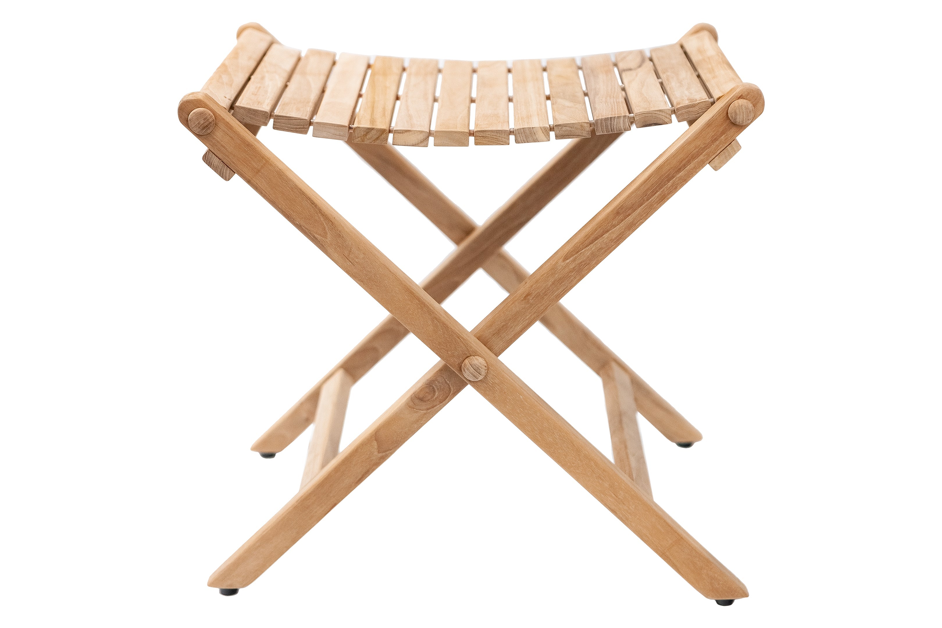 Natural Teak Sierra Outdoor Folding String Seat