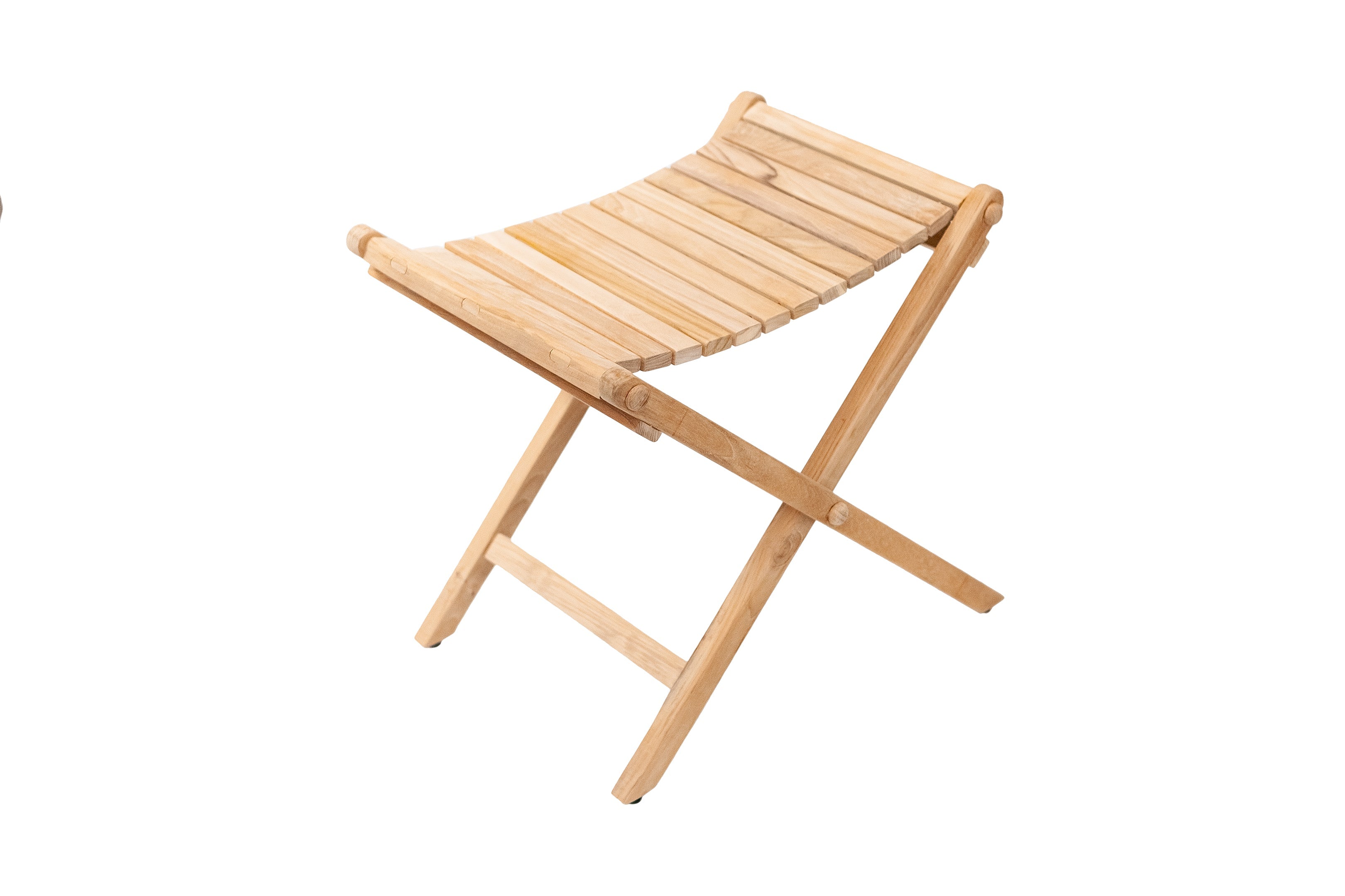 Natural Teak Sierra Outdoor Folding String Seat
