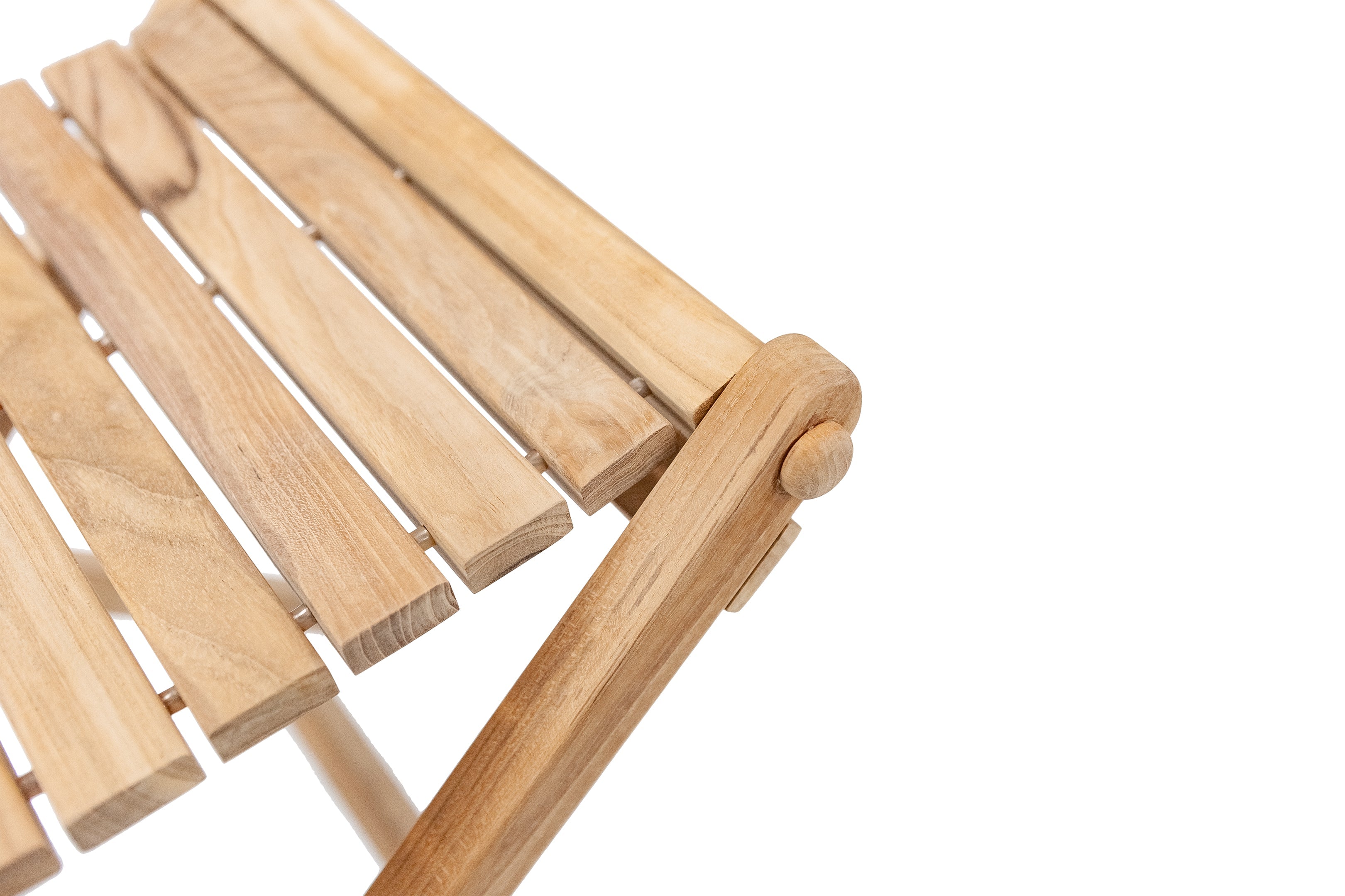Natural Teak Sierra Outdoor Folding String Seat