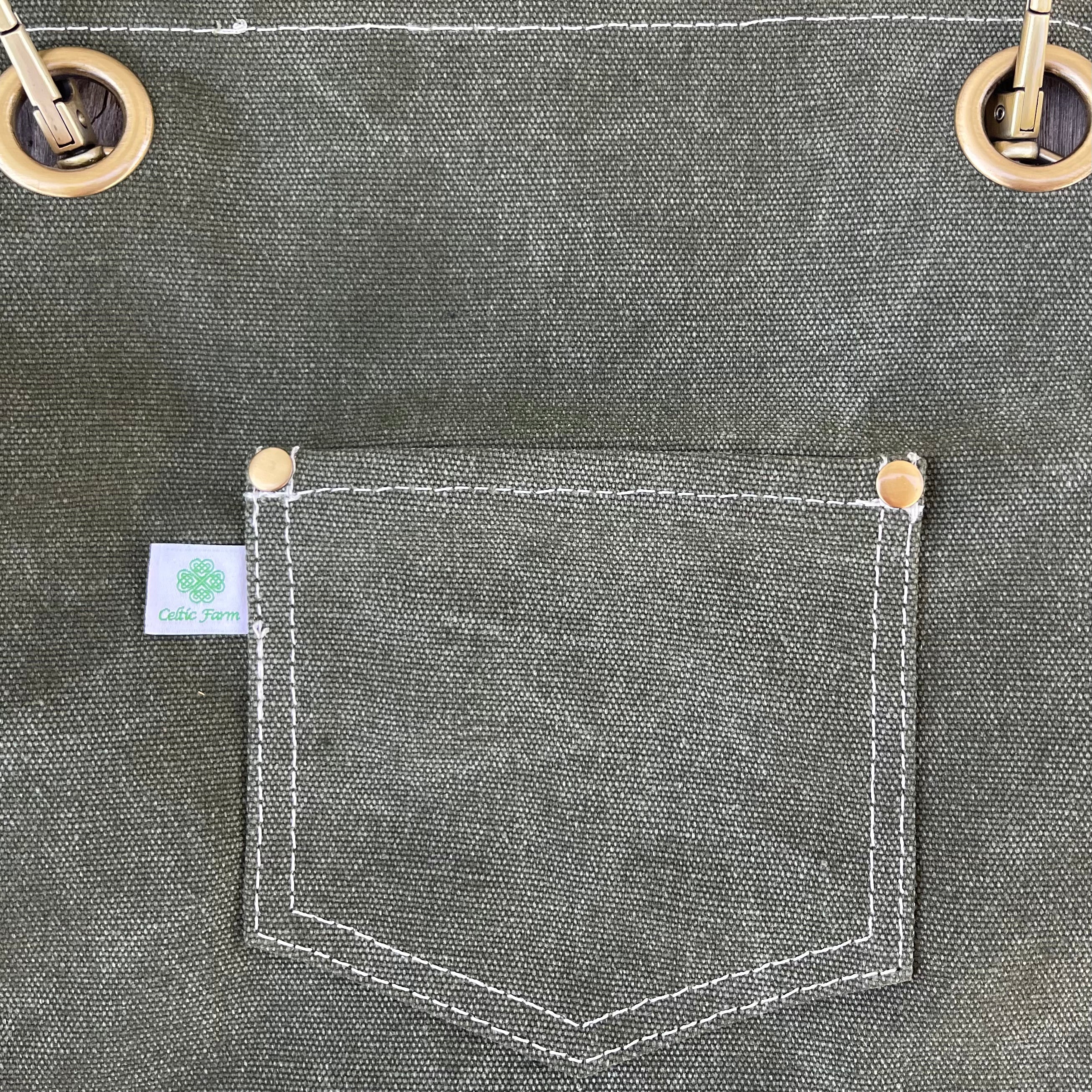 Waxed Canvas Gardening Apron