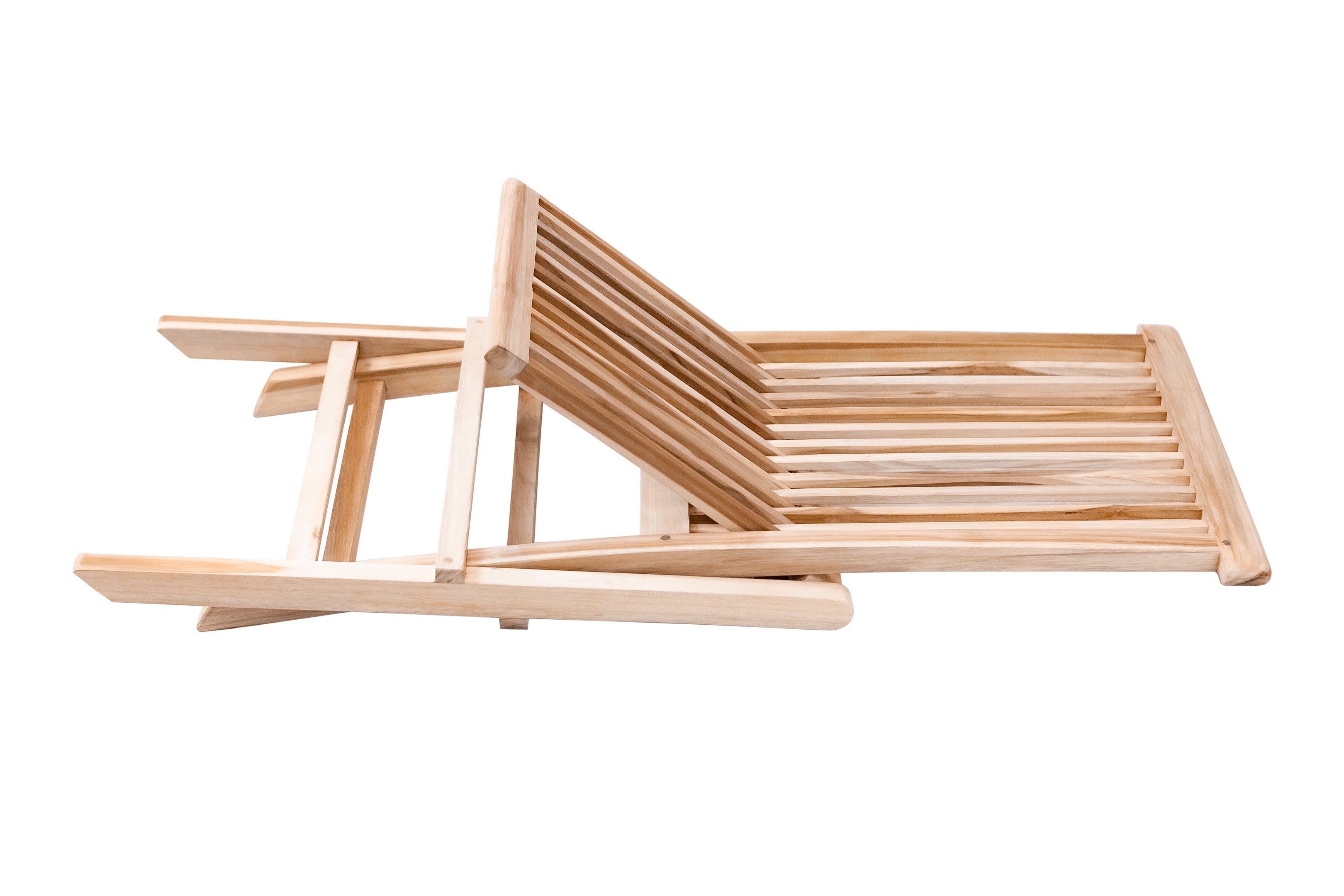 Natural Teak Telluride Outdoor Folding Patio Chair
