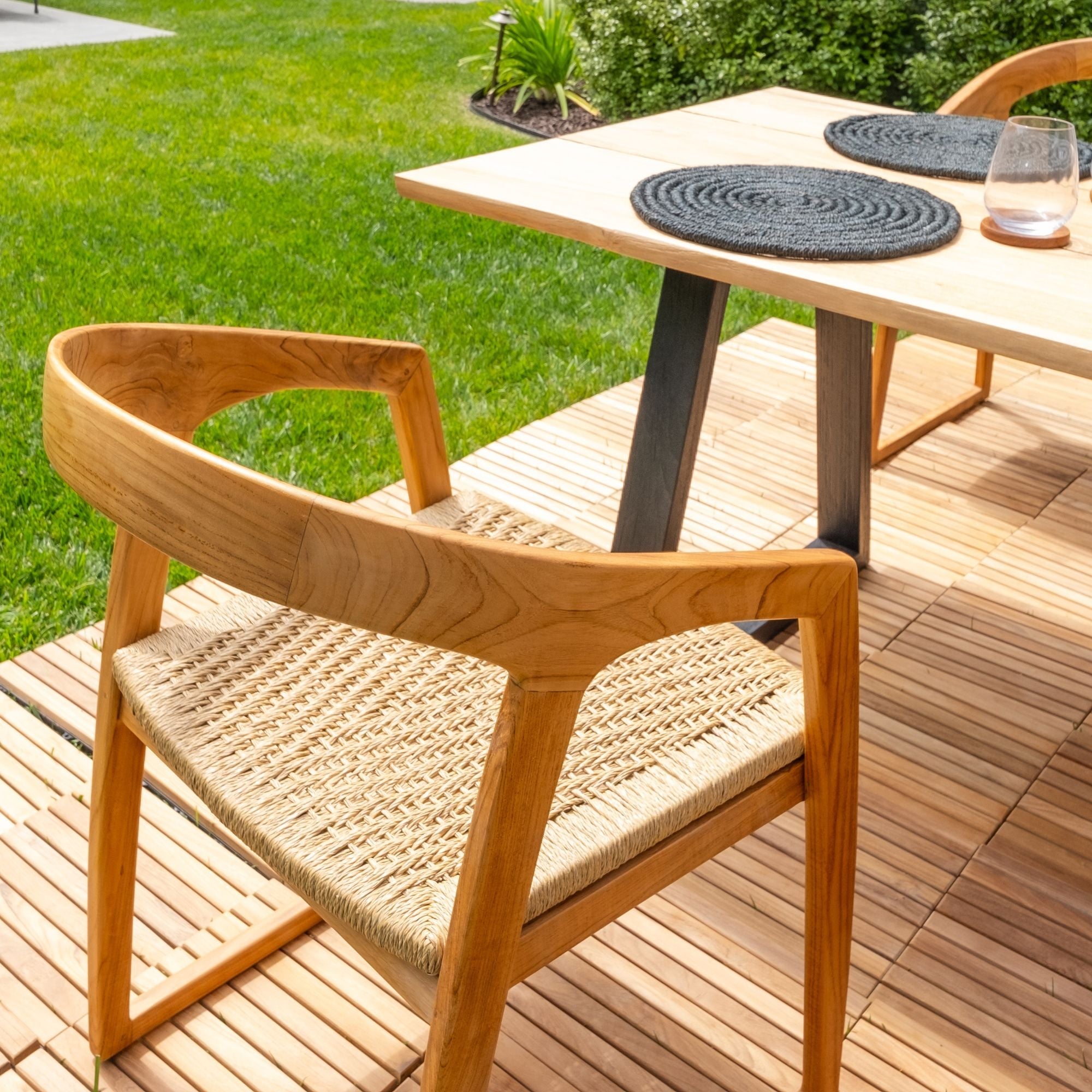 Natural Teak Ubud Outdoor Dining Chair