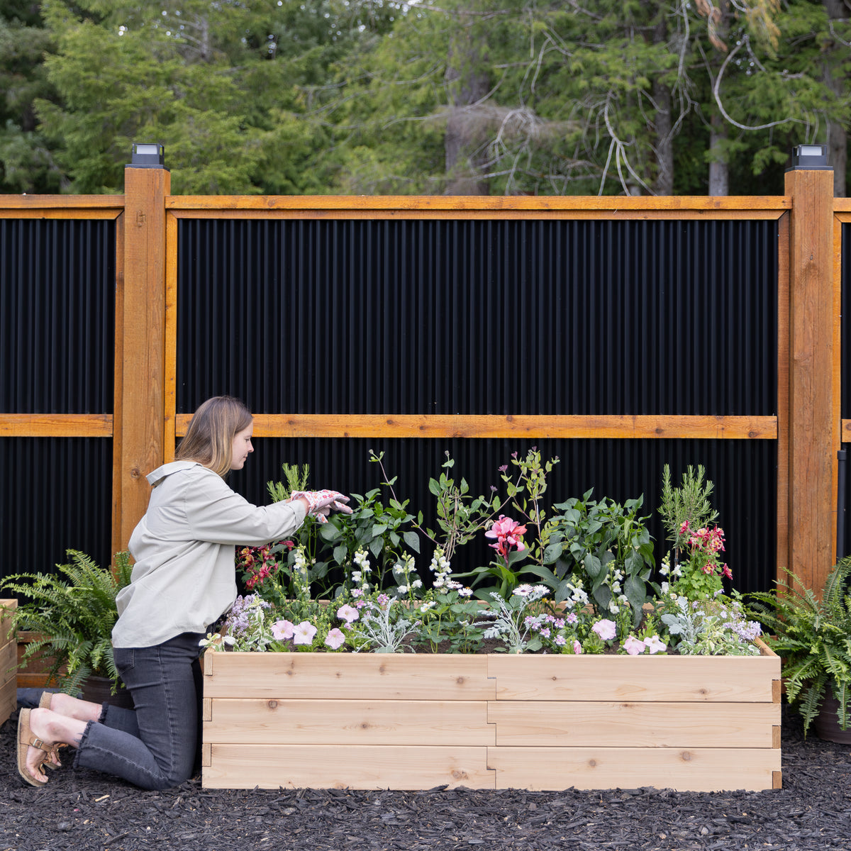 Classic Natural Cedar Raised Garden Beds