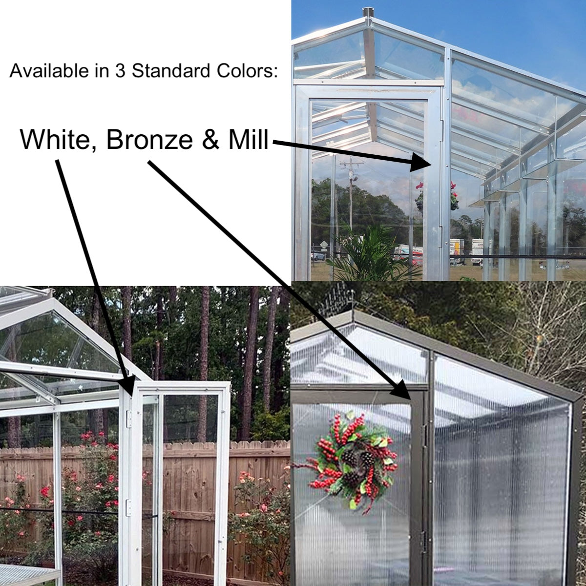 5' x 8' Compact Sago Glass Greenhouse