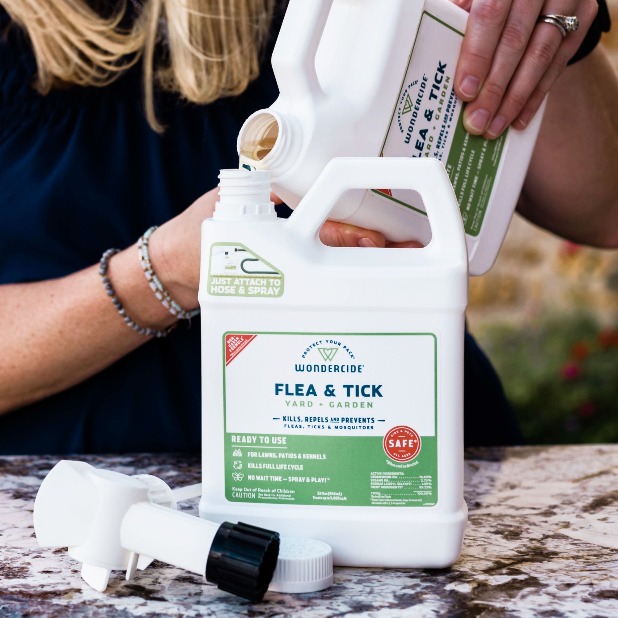 Outdoor Flea & Tick Yard Spray Starter Kit - Sprayer & Concentrate