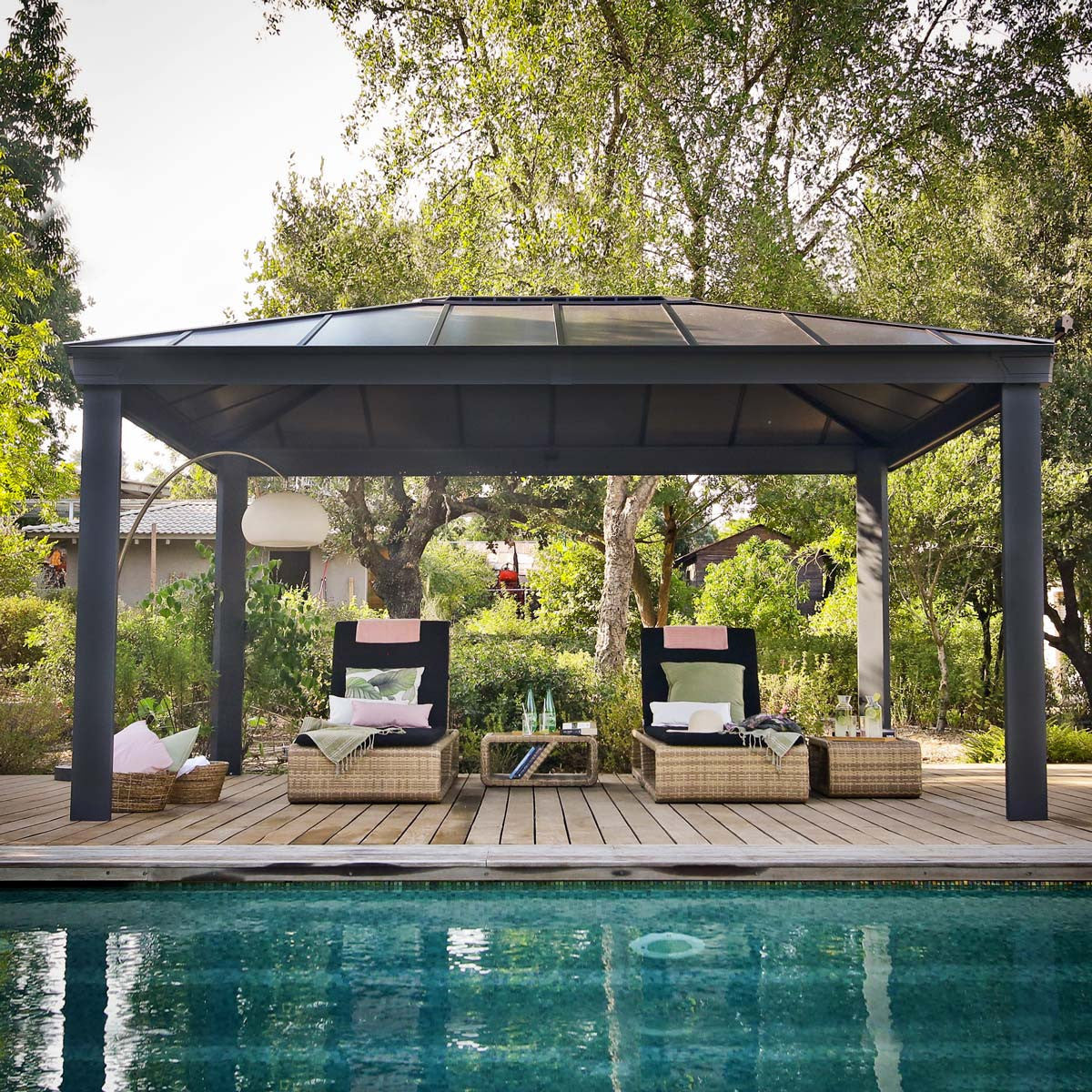 12' Dallas Aluminum Hardtop Gazebo Kit