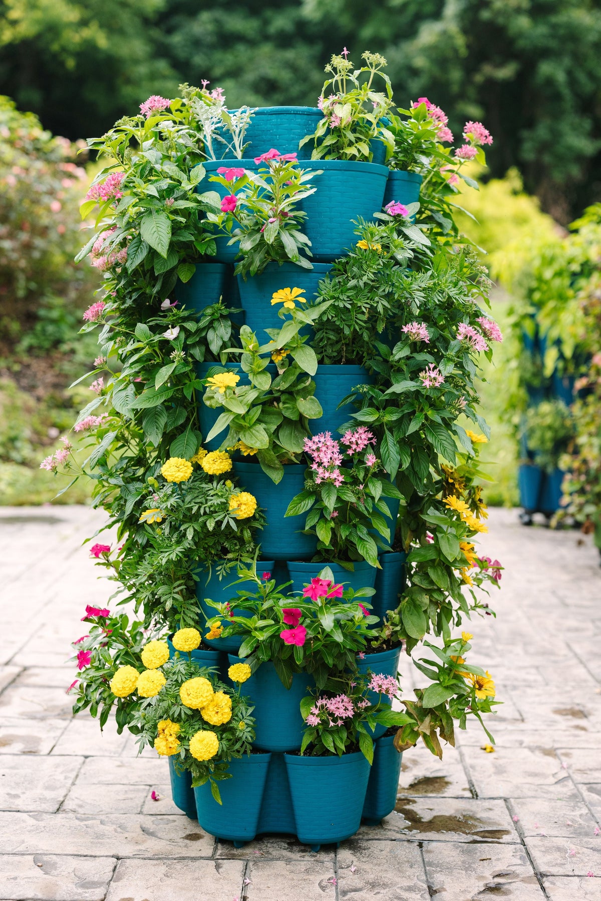 7 Tier "Leaf" GreenStalk Vertical Planter - Basket Weave Texture