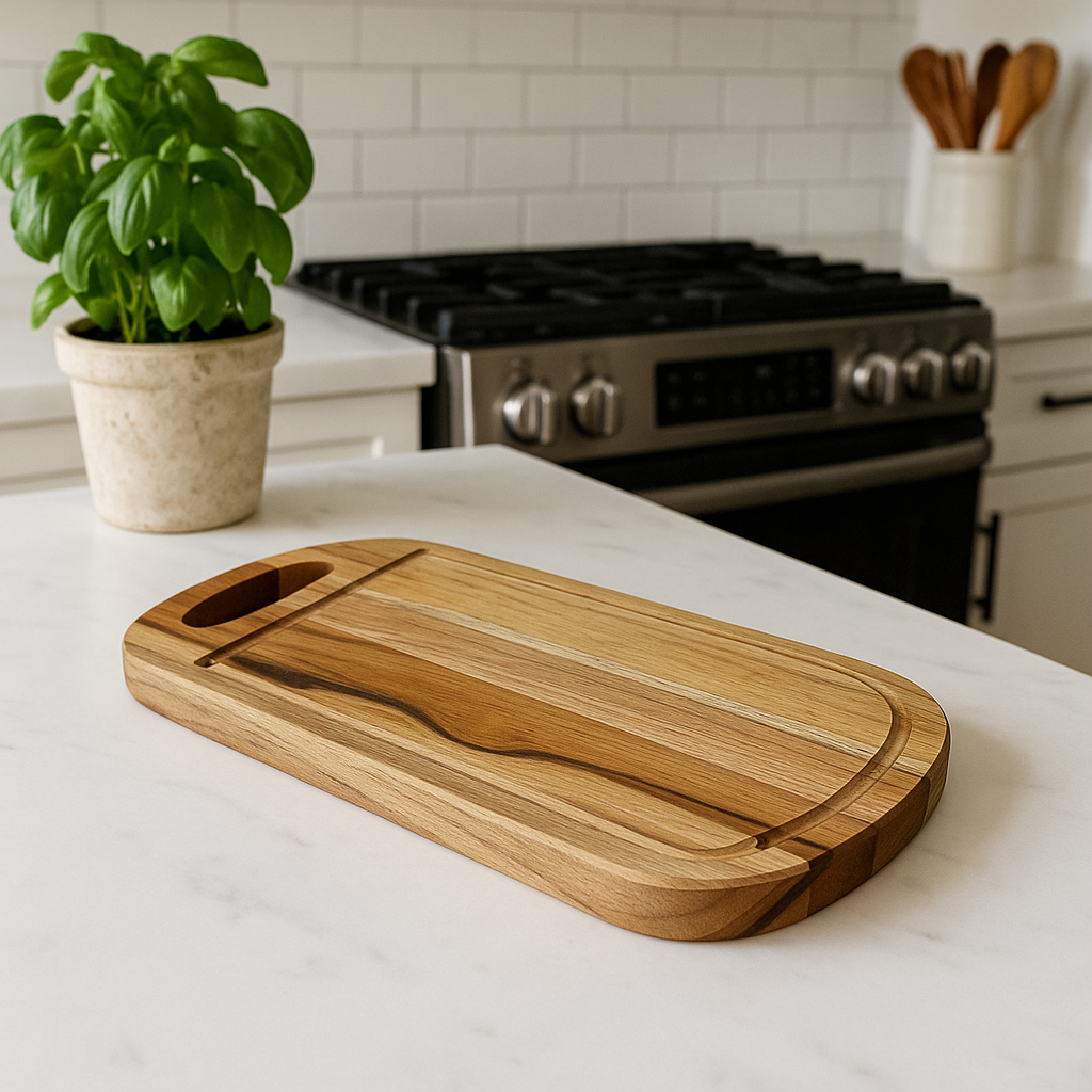 Natural Teak Cutting & Serving Board
